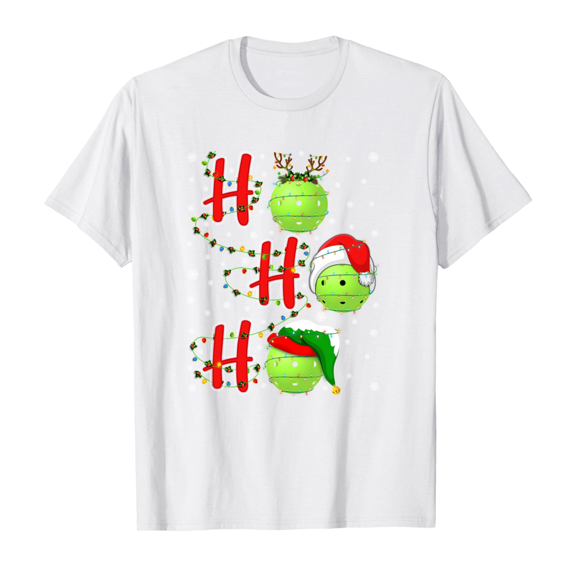 Matching Family Xmas Santa Ho Ho Ho Pickleball Christmas
