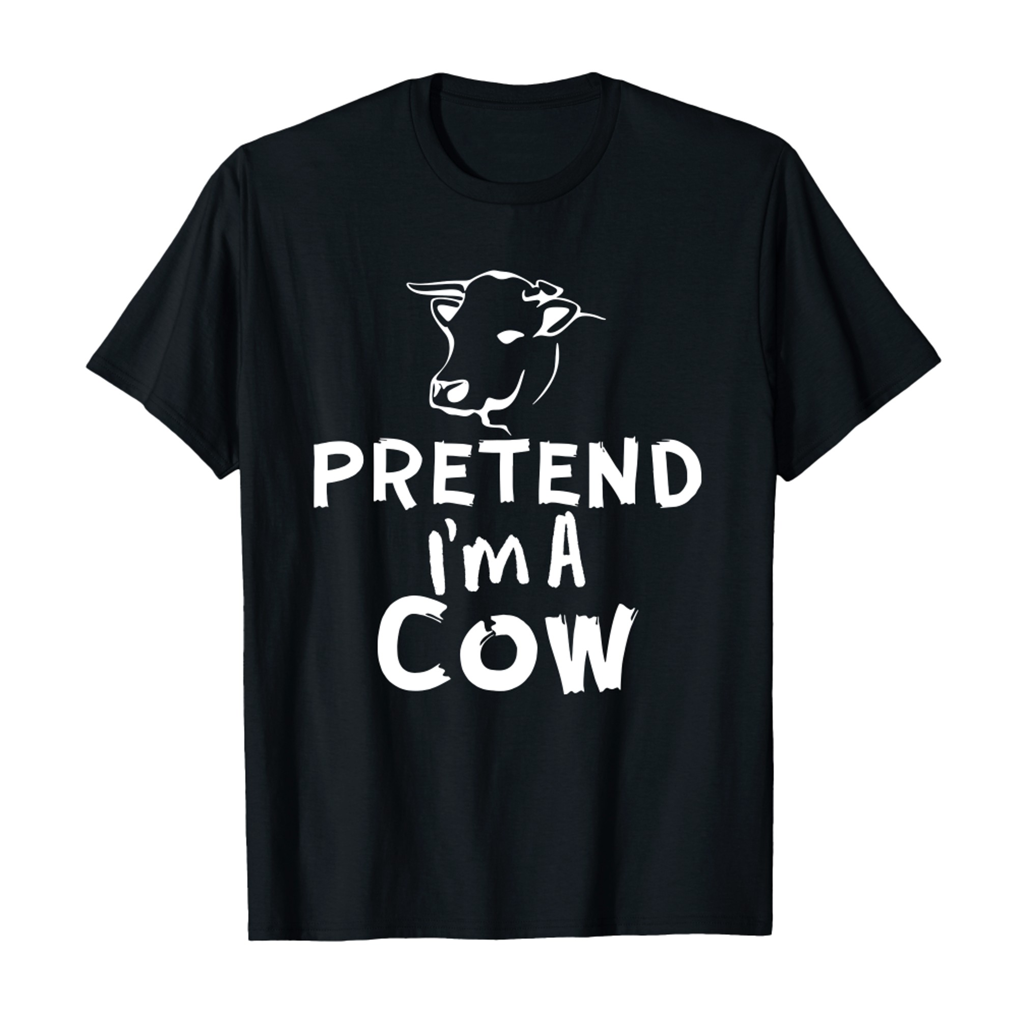 Pretend I_m A Cow - Funny Lazy Halloween Cow Costume