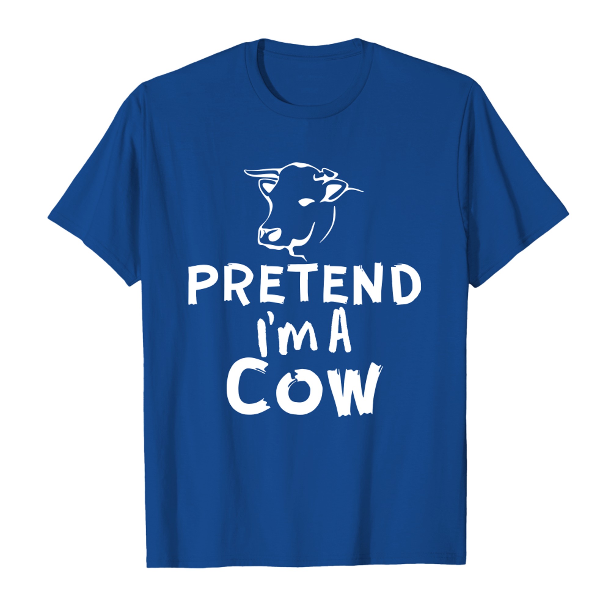 Pretend I_m A Cow - Funny Lazy Halloween Cow Costume