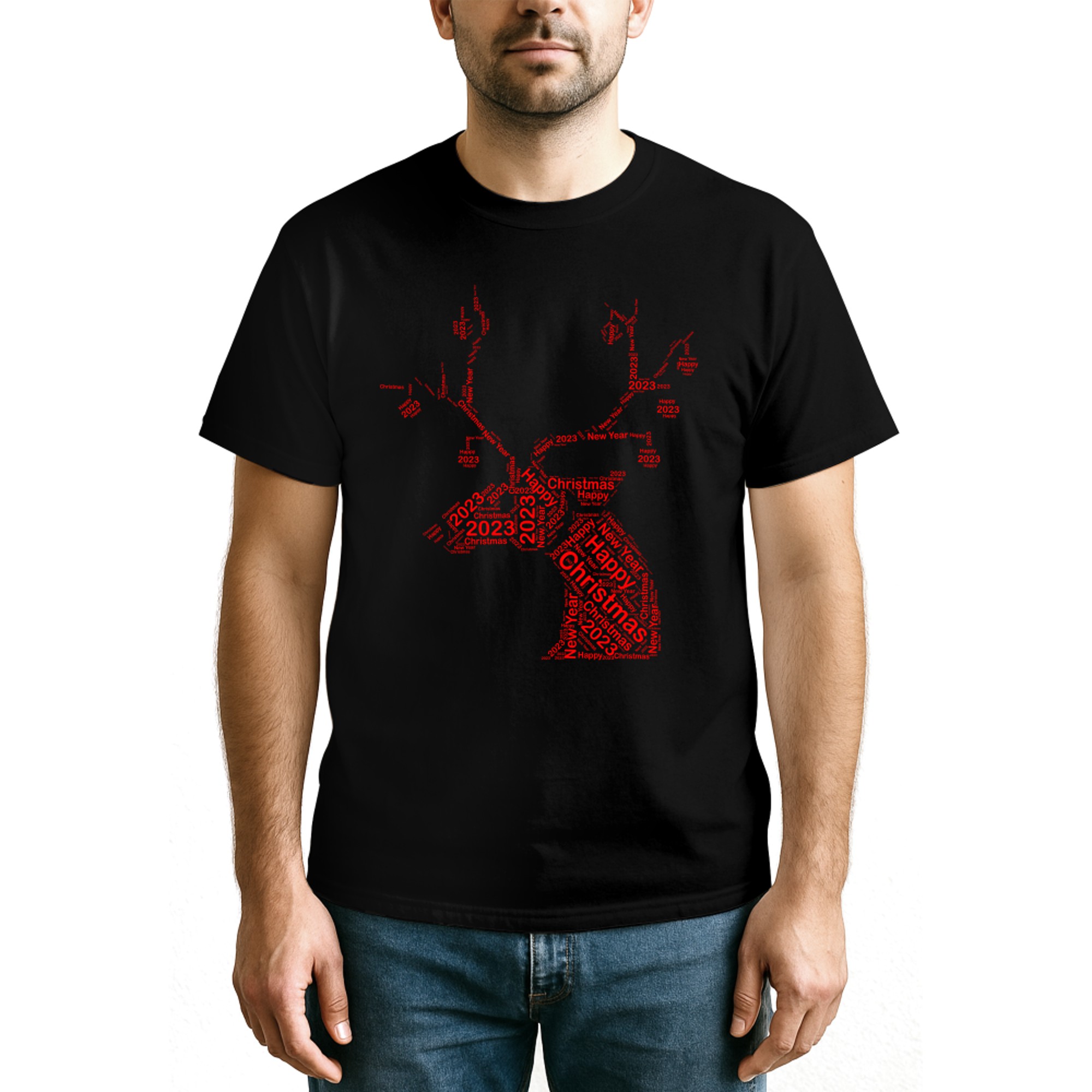 Red Christmas Deer Antlers Xmas