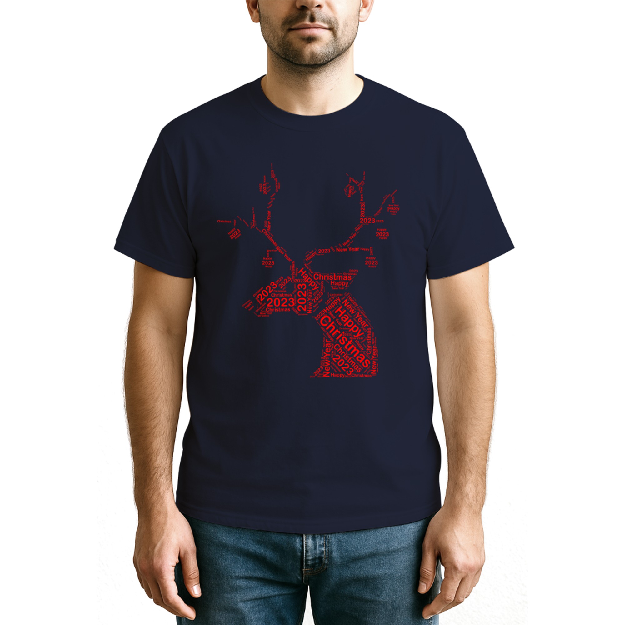 Red Christmas Deer Antlers Xmas