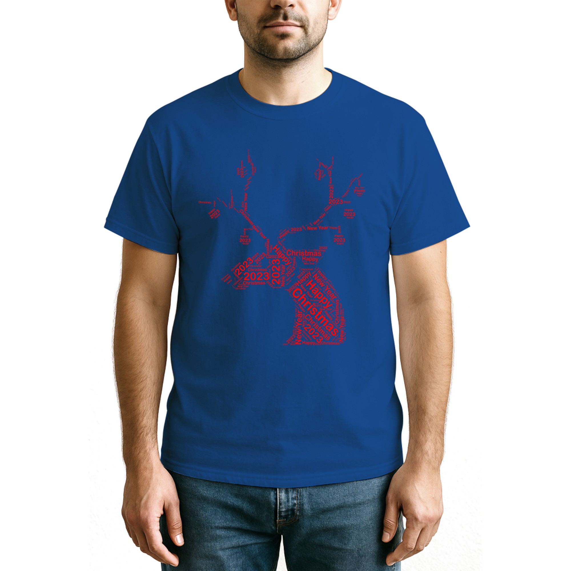 Red Christmas Deer Antlers Xmas