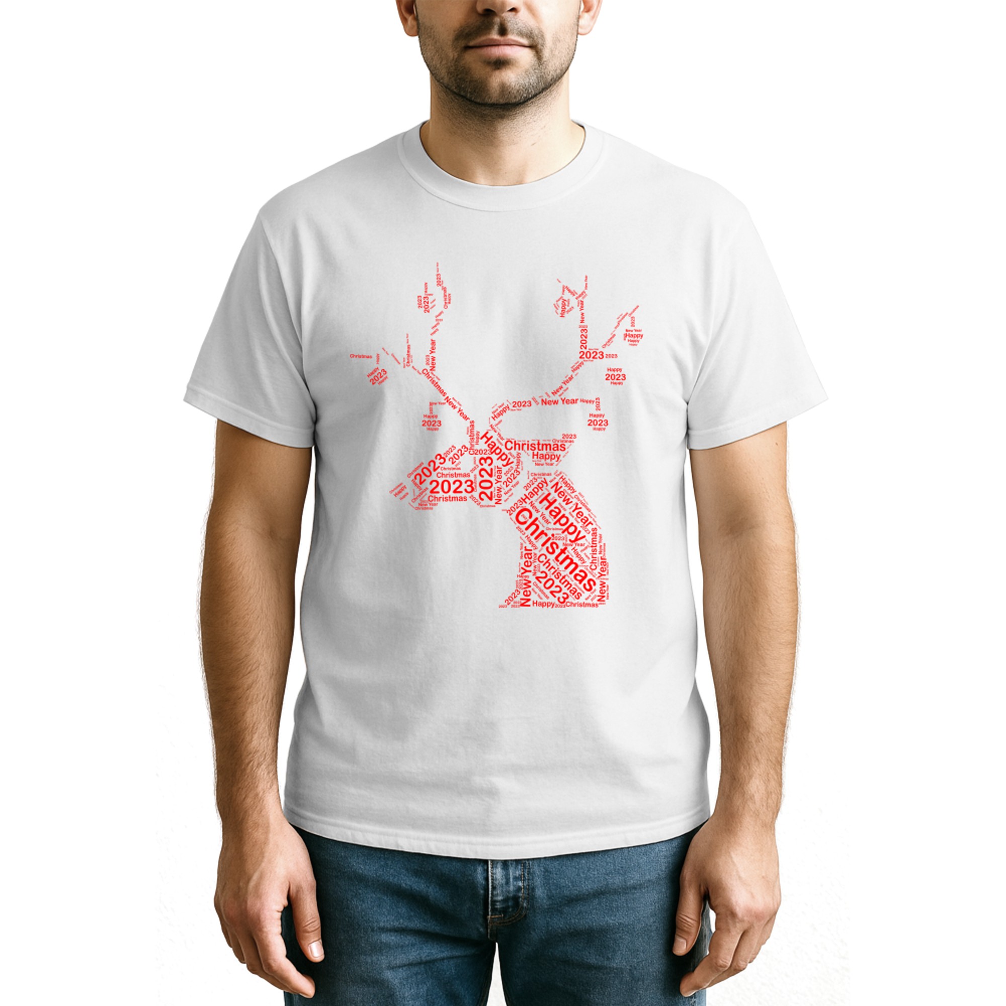 Red Christmas Deer Antlers Xmas
