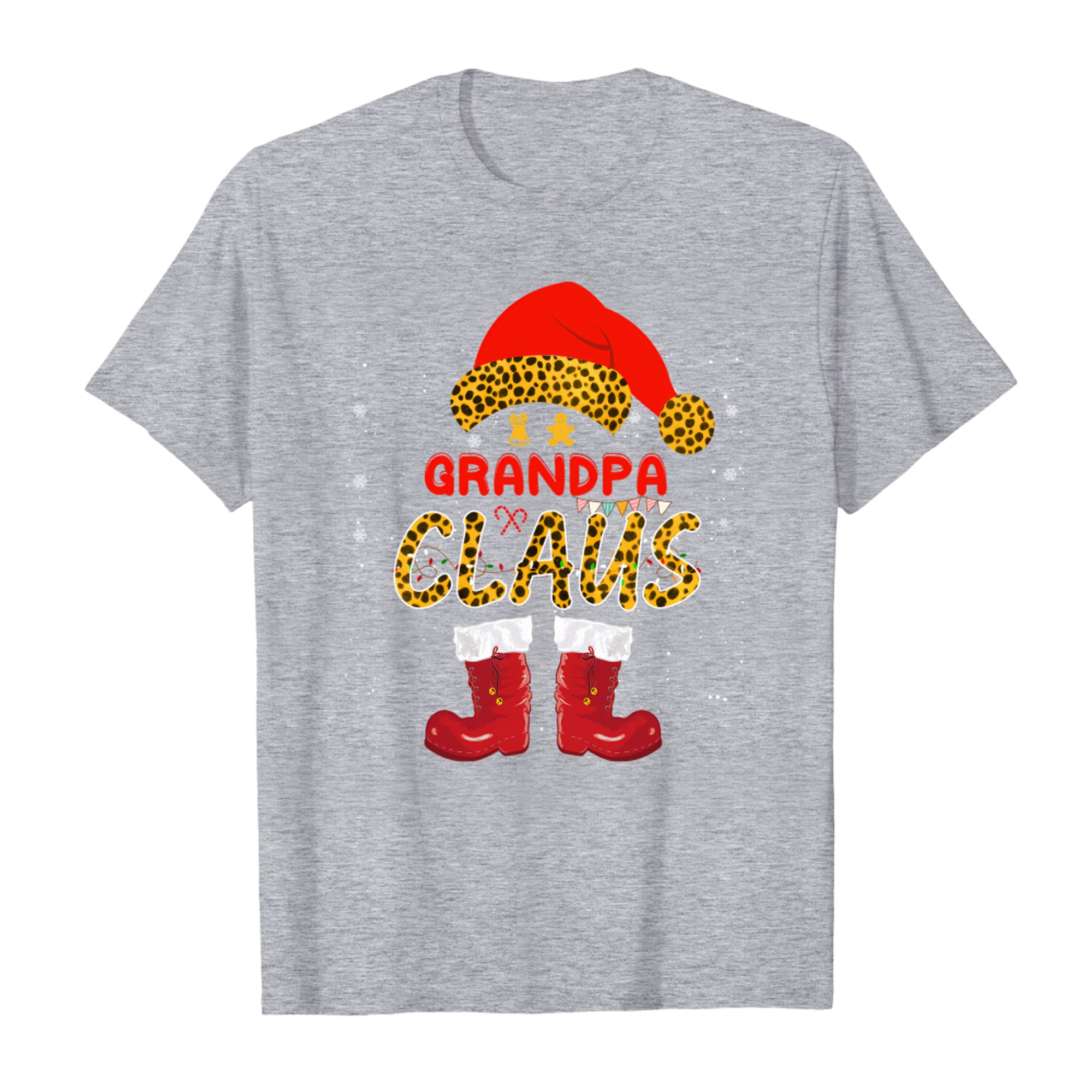 Santa and Elf Grandpa Claus Leopard Christmas