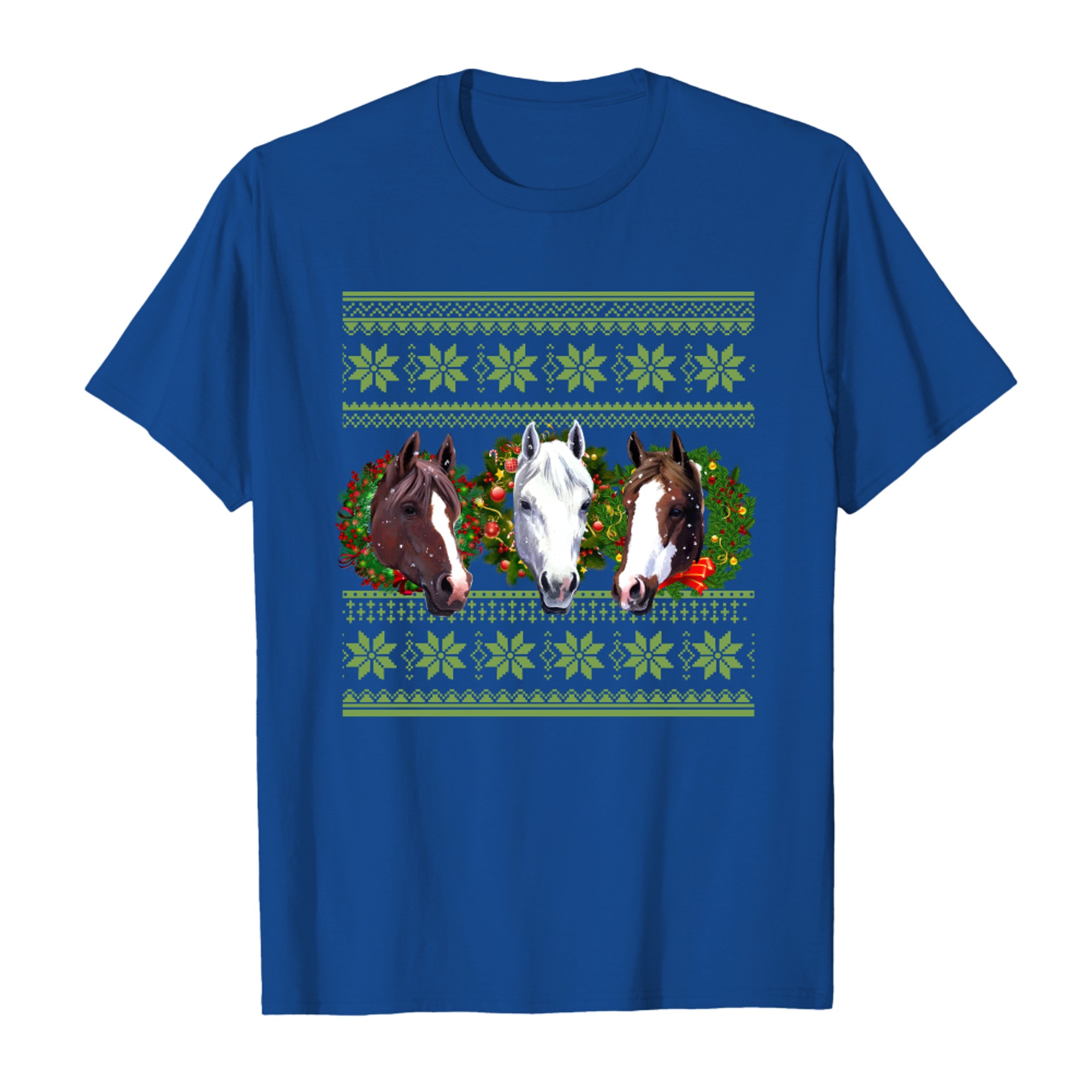 Santa Hat Christmas Horse Lover Animal