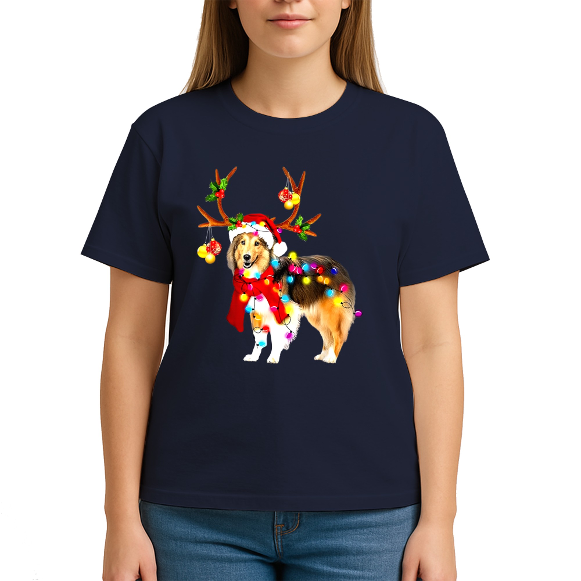 Shetland Sheepdog Merry Christmas