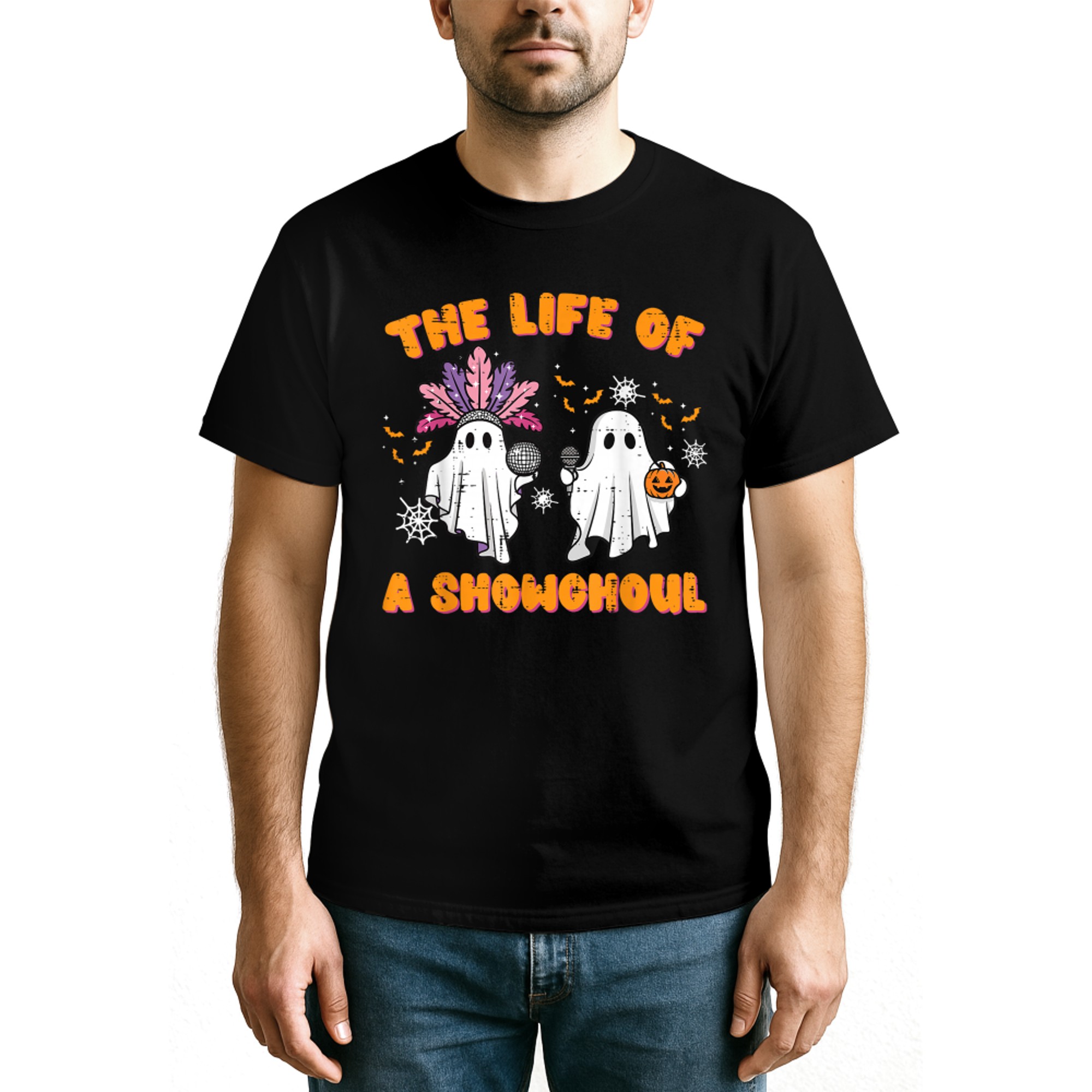 The Life of A Showghoul Ghosts Retro Halloween Women Girls