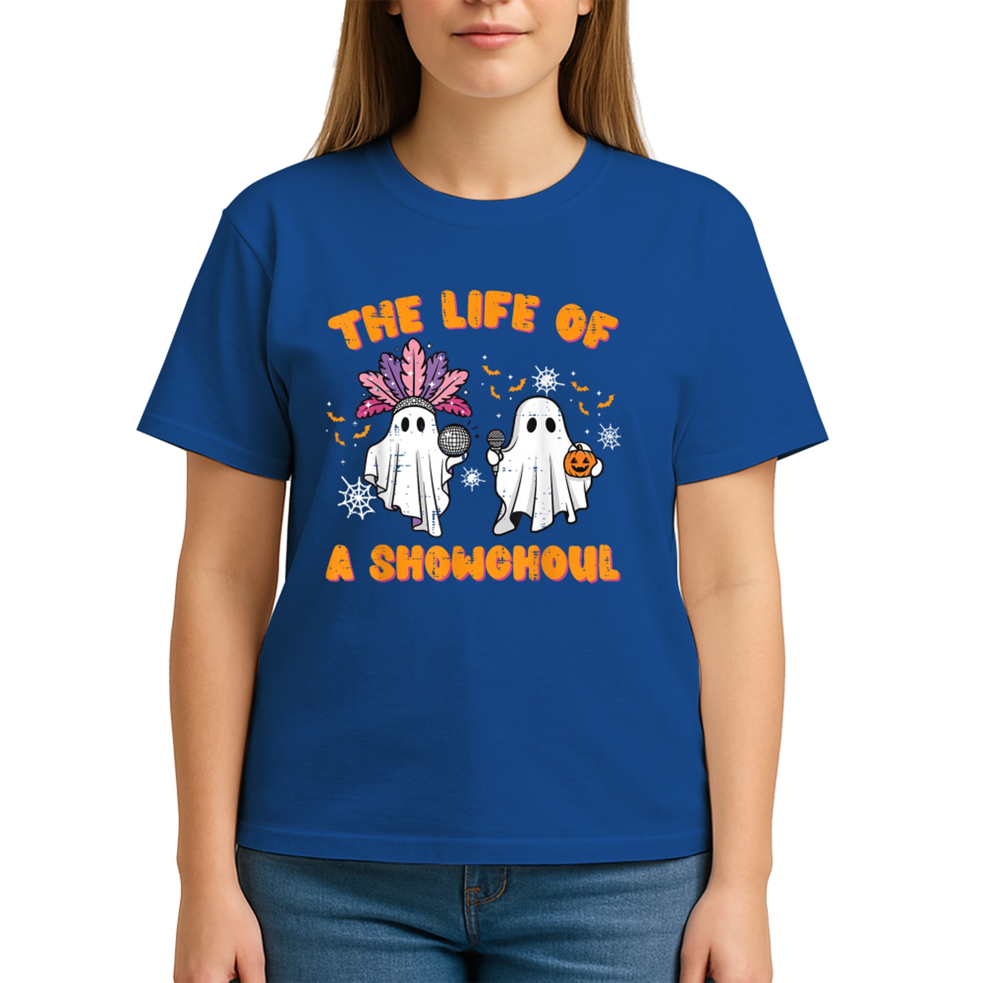 The Life of A Showghoul Ghosts Retro Halloween Women Girls