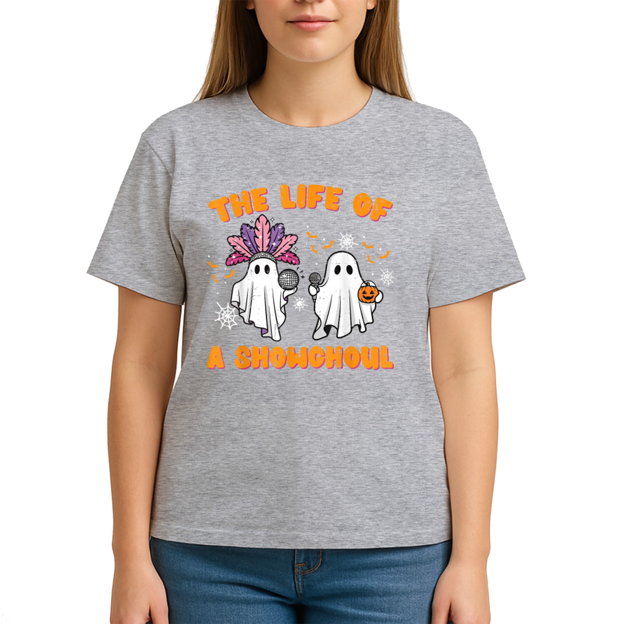 The Life of A Showghoul Ghosts Retro Halloween Women Girls