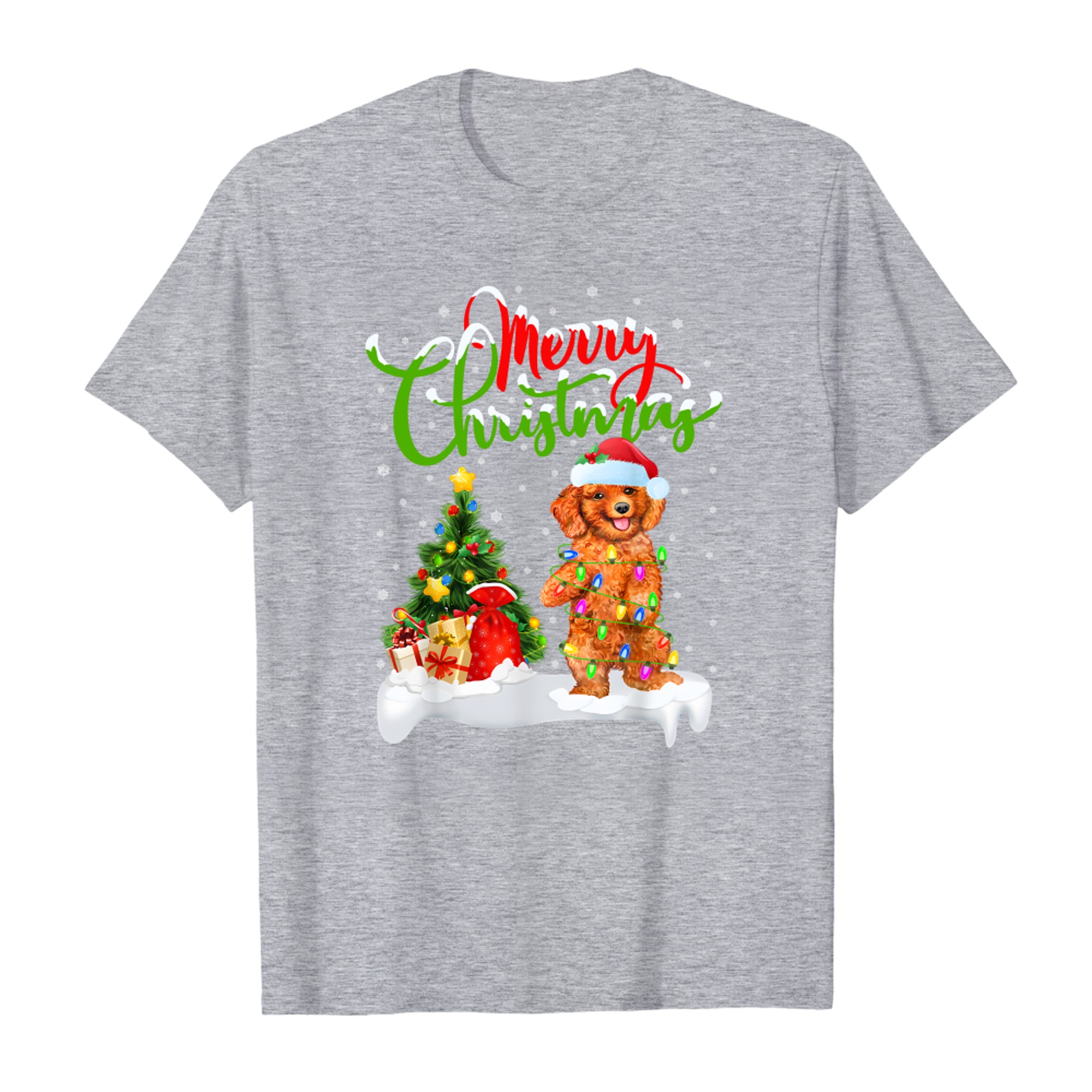 Toy Poodle Dog Lover Xmas Lighting Toy Poodle Christmas